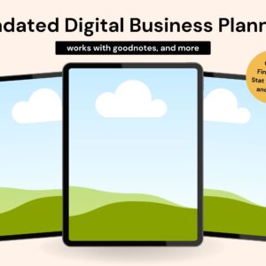 Undated Digital Business Planner